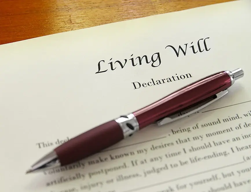 Living Will declaration document