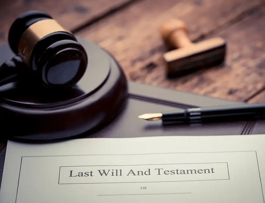 Last Will and Testament document